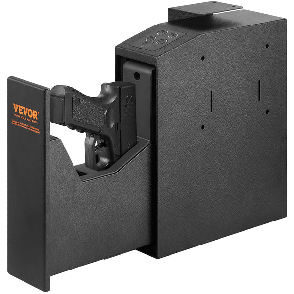 Vevor Mounted Gun Safe For Pistols Biometric 3 Access Ways 1 Key Safes Boxes & Hideaways