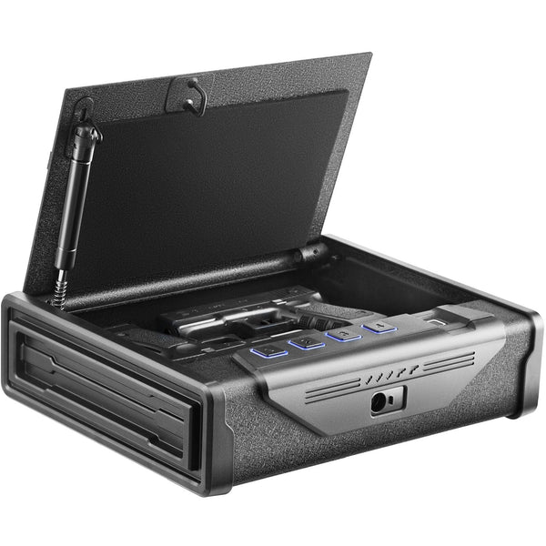 Vevor Gun Safe For Pistols Biometric With 3 Access Ways 2 Key Safes Boxes & Hideaways