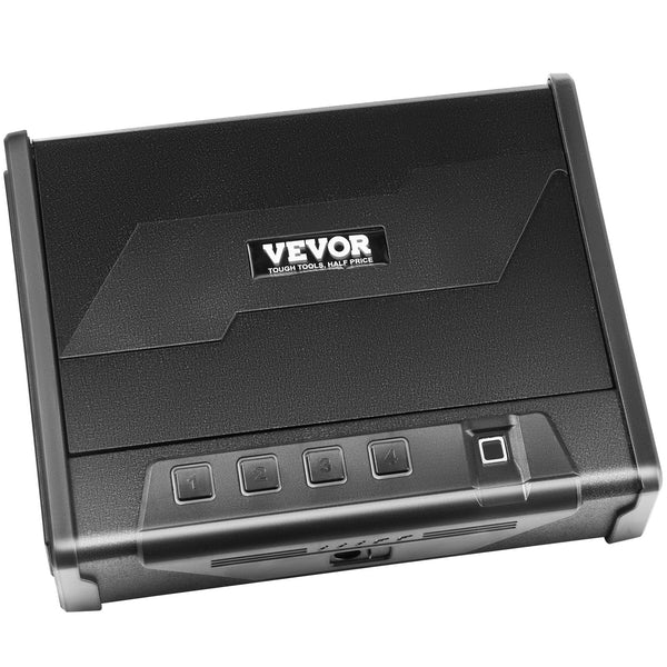 Vevor Gun Safe For Pistols Biometric With 3 Access Ways 2 Key Safes Boxes & Hideaways