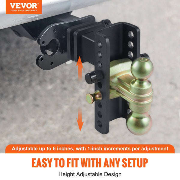 Trailer Hitch 6.35Cm Receiver 15Cm Drop 11.43Cm Rise Tow Ball Trailer Parts