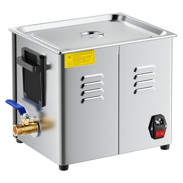 10L Ultrasonic Cleaner Professional Machine With Cleaning Basket And Digital Display 180W Stainless Steel 40Khz For Watches Razors Jewelry Coins More