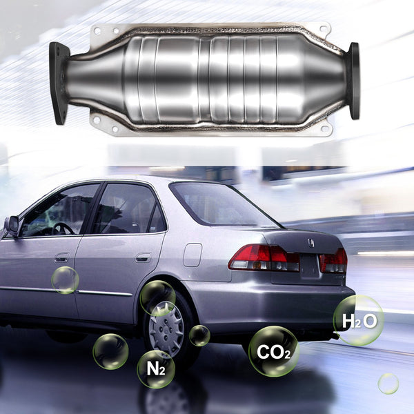 Vevor Catalytic Converter Compatible With 1998 2002 Honda Accord 2.3L Direct Fit High Flow Series Stainless Steel Exhaust Pipe Flange Design & Gasket