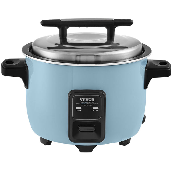 Vevor Commercial Rice Cooker 60 Cup 13L Large Nonstick Warmer Light Blue Rice Cookers