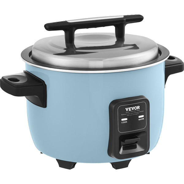 Vevor Commercial Rice Cooker 40 Cup 8L Large Nonstick Warmer Light Blue Rice Cookers