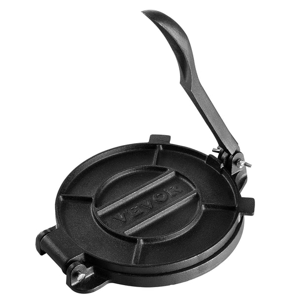 Tortilla Press 8 Inch And Roti Maker Cast Iron Heavy Duty Tortilladora Seasoned Pataconera With 100 Pcs Parchment Paper Dough For Flour Tawa Silver Ot