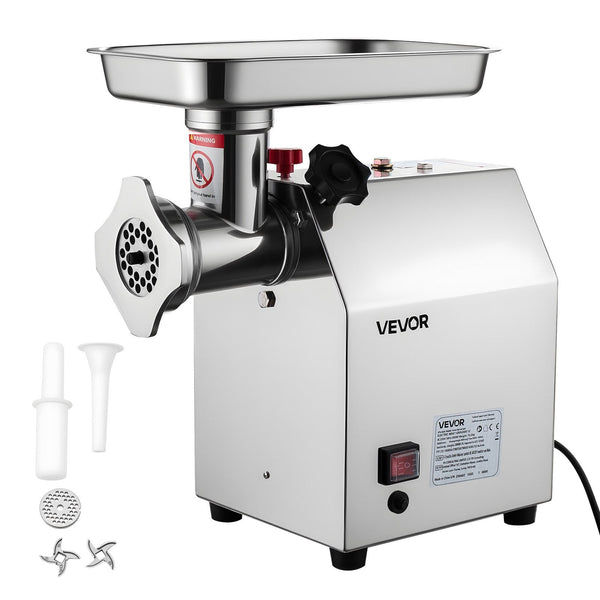 Vevor Commercial Electric Meat Grinder 5.5 Lbs/Min Sausage Stuffer Maker Kitchen Sausage Stuffers