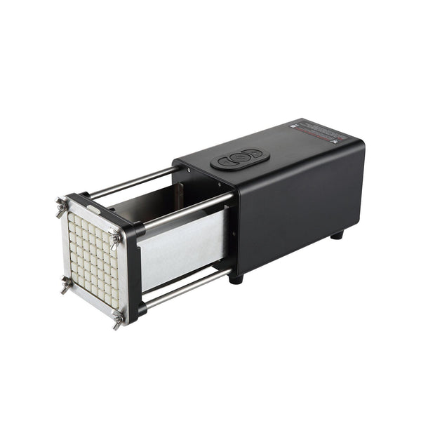 Electric French Fry Cutter Potato Slicer With 1/2 Inch And 3/8 Stainless Steel Blades Chopper W/ Anti Slip Feet Great For Fries Cucumber Vegetables Ca