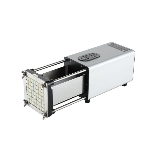 Electric French Fry Cutter Potato Slicer With 1/2 Inch And 3/8 Stainless Steel Blades Chopper W/ Anti Slip Feet Great For Fries Cucumber Vegetables Ca