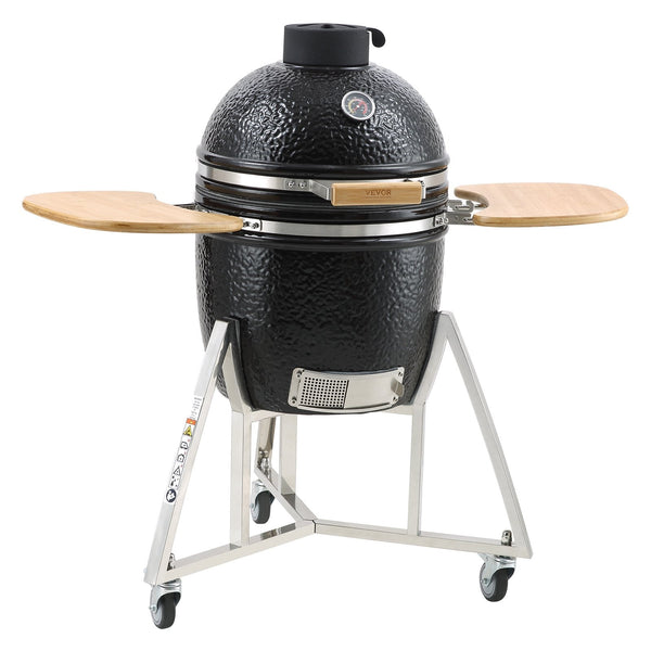 Vevor Charcoal Grill Propane Gas Grills With Cover And Cart Heavy Duty Stainless Steel Bbq Mini Smoker For Outdoor Cooking Barbecue Camping Picnic Bac