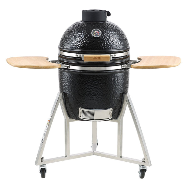 Vevor Charcoal Grill Propane Gas Grills With Cover And Cart Heavy Duty Stainless Steel Bbq Mini Smoker For Outdoor Cooking Barbecue Camping Picnic Bac