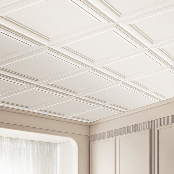 Vevor Ceiling Tiles 96 Pack 20 X In Polystyrene Easy Installation Glue Up Other Flooring & Tiles
