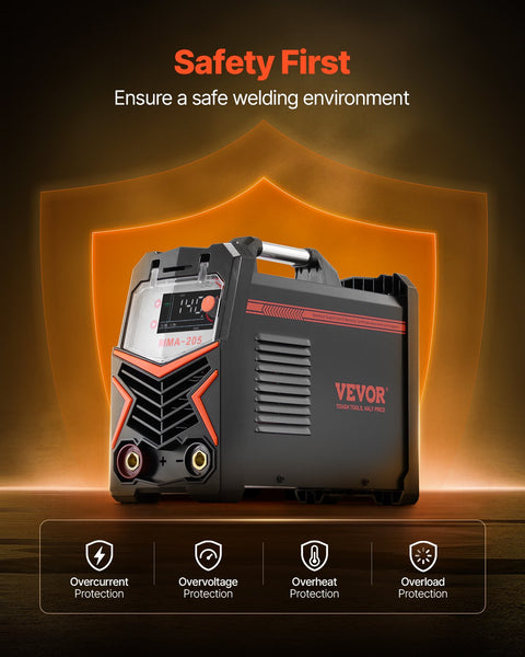 Vevor Tig Welder 2 In 1 Welding Machine Lift Mma Stick Arc Igbt Hot Start Led Inverter Welders
