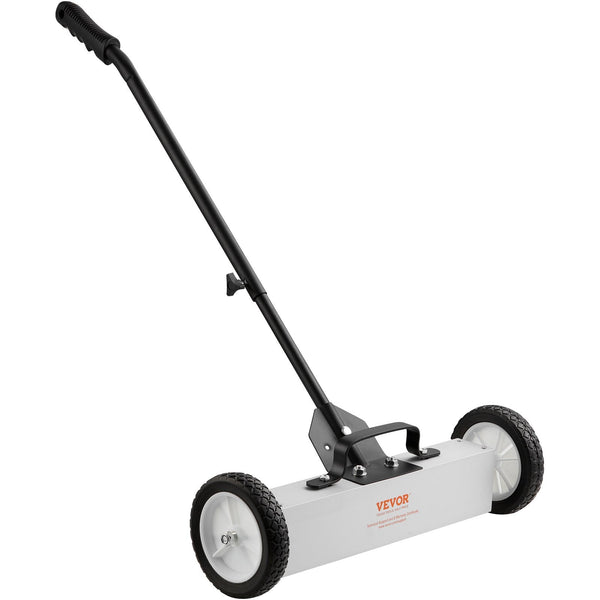 Vevor Magnetic Sweeper With Wheels Large 20.4Kg Push Lawn Workshop Yard Carpet & Floor Sweepers