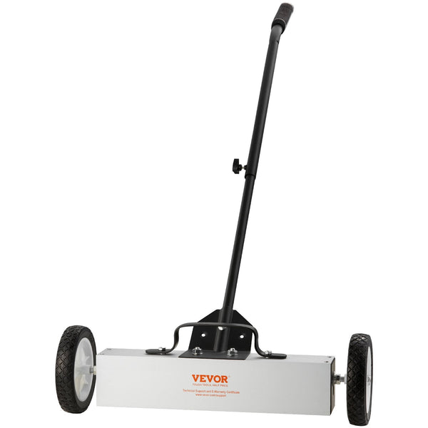 Vevor Magnetic Sweeper With Wheels Large 20.4Kg Push Lawn Workshop Yard Carpet & Floor Sweepers
