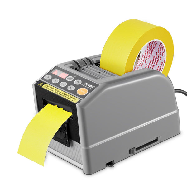 Vevor Automatic Tape Dispenser Self Adhesive Electric Cutter 25 W Packaging Machine 6 60 Mm Width Packing Tape Dispensers