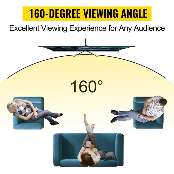 60 Inch Tripod Projector Screen Stand 16:9 4K Hd Portable Adjustable Projector Screens