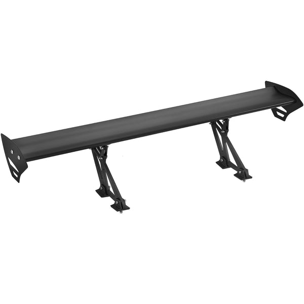 Universal Rear Spoiler Gt Style Adjustable Trunk Wing Car Racing 43.3'' Mouldings Trim
