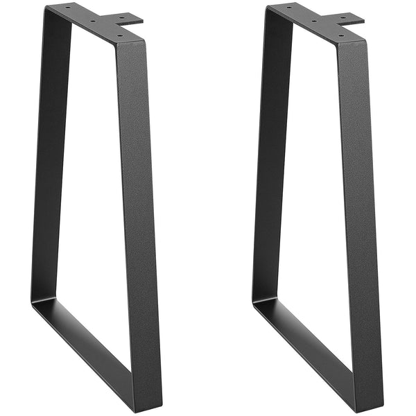 406.4Mm Trapezoid Steel Table Legs Replacement Furniture Set Of 2 For Diy Coffee Tables Modern Desks Bench Night Stands Sofa Max Load 181.4Kg Heavy Du
