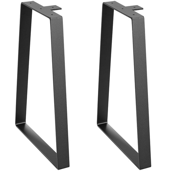 406.4Mm Trapezoid Steel Table Legs Replacement Furniture Set Of 2 For Diy Coffee Tables Modern Desks Bench Night Stands Sofa Max Load 181.4Kg Heavy Du