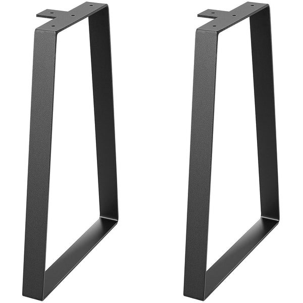 406.4Mm Trapezoid Steel Table Legs Replacement Furniture Set Of 2 For Diy Coffee Tables Modern Desks Bench Night Stands Sofa Max Load 181.4Kg Heavy Du