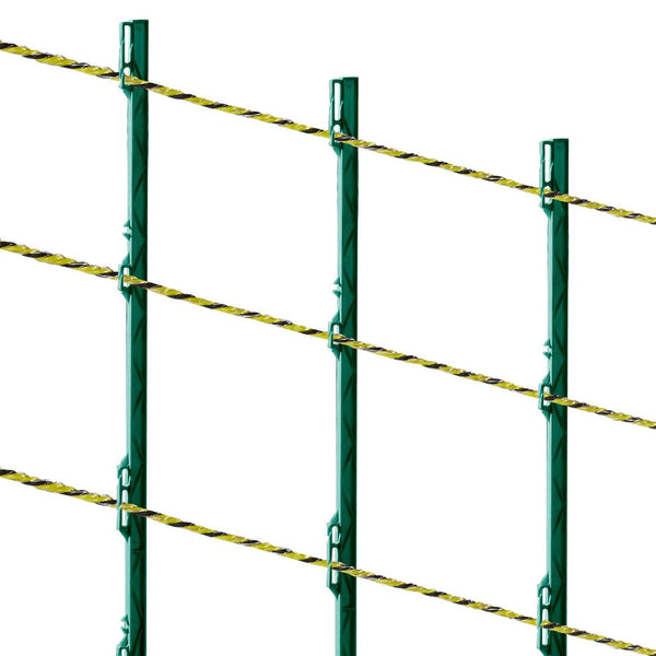Electric Fence Wire 3366Ft 1026M Portable Polywire 1/8" Diameter Stainless Steel Strands For Reliable Conductivity And Uv Rust Resistance Fencing Rope