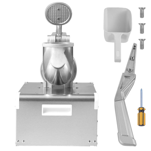 Vevor Commercial Ice Shaver Crusher 661Lbs Per Hour Electric Snow Cone Maker 350W Shaved Machine With Dual Blades For Parties Events Snack Bar Home An