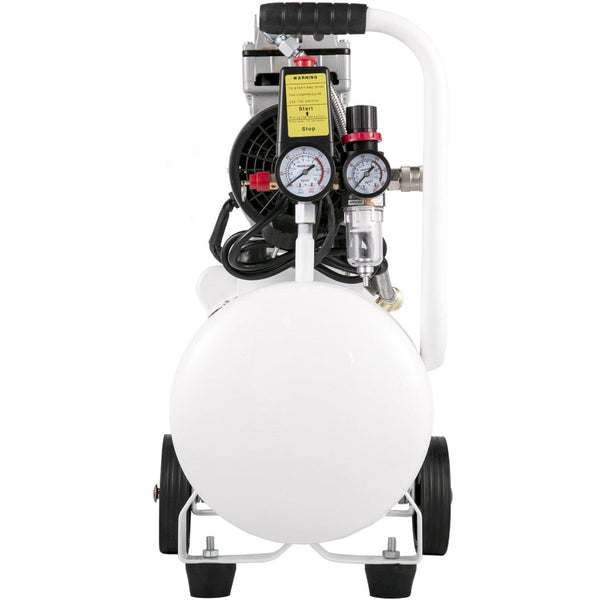 Air Compressor 6.6 Gallon Portable 1 Hp Oil Free Steel Tank 750W Pancake 115 Psi Ultra Quiet For Home Repair Tire Inflation Air Compressors