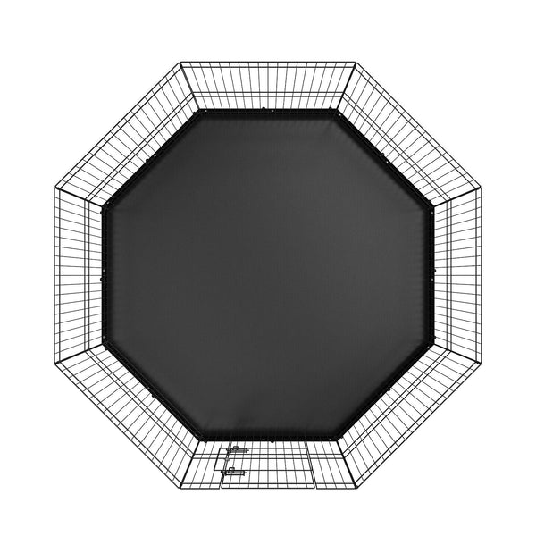 Vevor Foldable Dog Playpen 8 Panels Metal Pet Exercise Pen For Small Medium Dogs Black Fences & Pens