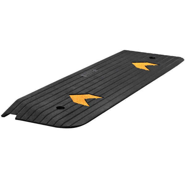 Vevor Upgraded Rubber Threshold Ramp 2.5 Cm Rise Wheelchair Doorway Natural Curb Rated 15 Tons Load Capacity Non Slip Textured Surface For And Scooter