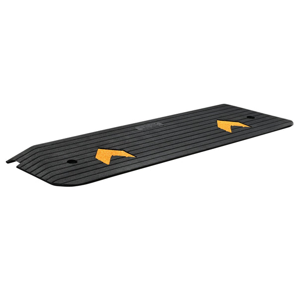 Vevor Upgraded Rubber Threshold Ramp 2.5 Cm Rise Wheelchair Doorway Natural Curb Rated 15 Tons Load Capacity Non Slip Textured Surface For And Scooter