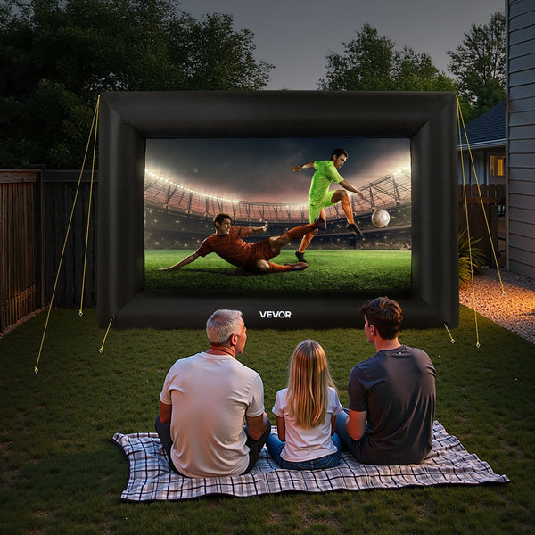 14 Ft Inflatable Movie Screen 16:9 600D Projector With Portable Bag Projector Screens