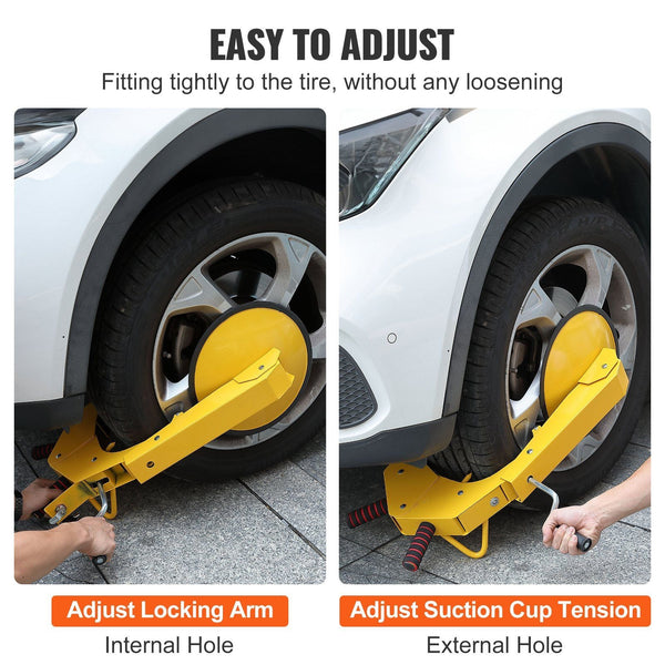 Wheel Lock Clamp 2 Pack Trailer Heavy Duty Anti Theft Tire Adjustable Boot Claw Locks For Rv Trailers Cars Trucks Suvs Clamps
