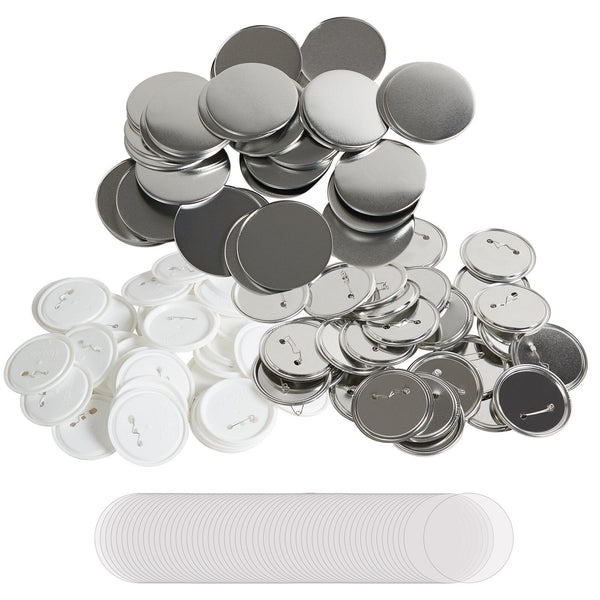 Vevor 2.25" 58Mm Button Badge Parts Supplies For Maker Machine 500 Sets Badge & Button Makers