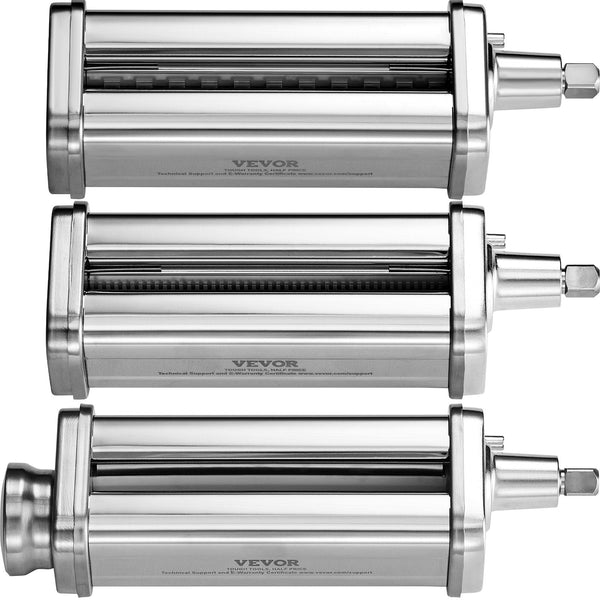 3Pcs Pasta Attachment For Kitchenaid Stand Mixer Roller Cutter Set Countertop Mixers