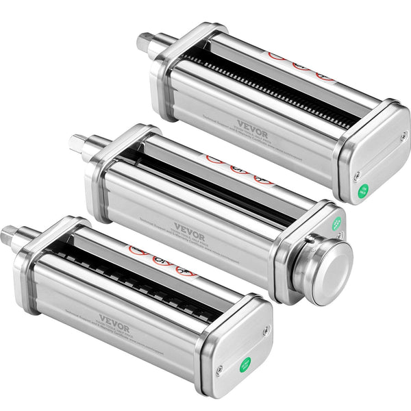 3Pcs Pasta Attachment For Kitchenaid Stand Mixer Roller Cutter Set Countertop Mixers