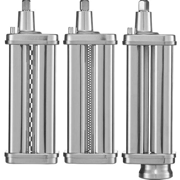 3Pcs Pasta Attachment For Kitchenaid Stand Mixer Roller Cutter Set Countertop Mixers
