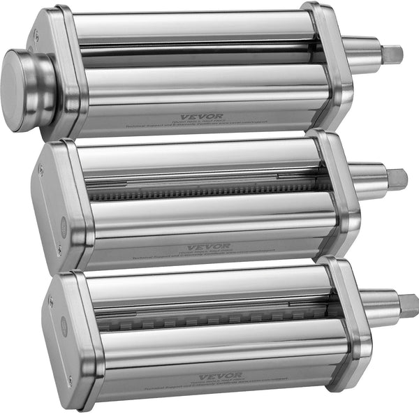 3Pcs Pasta Attachment For Kitchenaid Stand Mixer Roller Cutter Set Countertop Mixers
