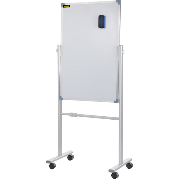 Vevor Mobile Dry Erase Board Magnetic Whiteboard W/ Stand 60 X 90Cm Double Sided Whiteboards