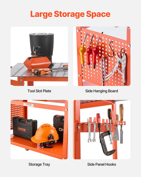 Vevor Welding Table 40"X24" Workbench With 800Lbs Static Weight Capacity Other Welding Equipment