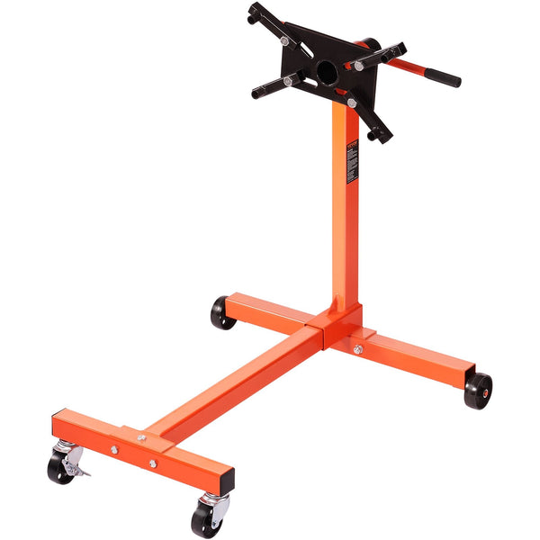 Vevor Engine Stand 750Lbs Motor Hoist Dolly 360 Degree Adjustable Mounting Head Engine Hoists