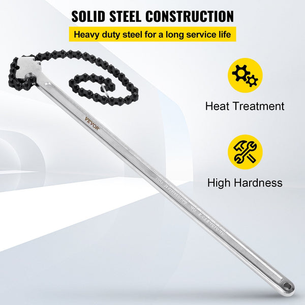 24 Inch Pipe Chain Wrench Heavy Duty 6.7 Other Wrenches & Spanners