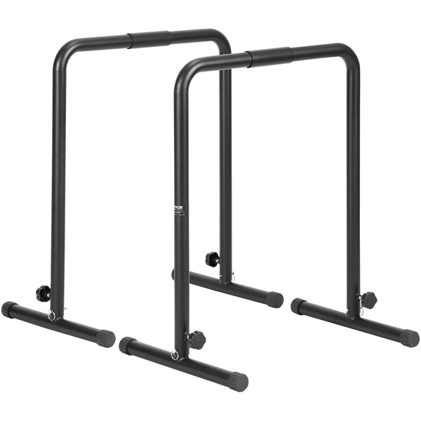 Vevor Dip Bars 200 Kg Capacity Heave Duty Stand Station With Adjustable Height Fitness Workout Stabilizer Parallette Push Up Parallel For Strength Tra