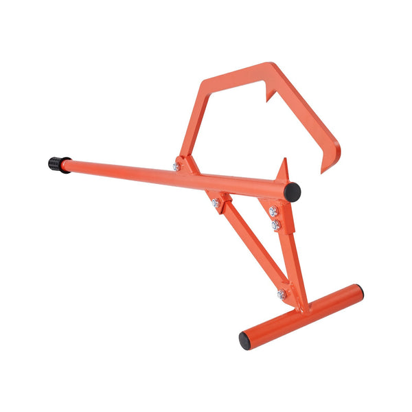 Timberjack 46.5 In Heavy Duty Steel Log Roller Lifter With Adjustable Cant Hook Logging Tools Jack For Logs Ups 25" Dia Rolling Cutting And Lifting Ot