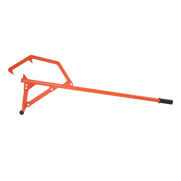 Timberjack 46.5 In Heavy Duty Steel Log Roller Lifter With Adjustable Cant Hook Logging Tools Jack For Logs Ups 25" Dia Rolling Cutting And Lifting Ot