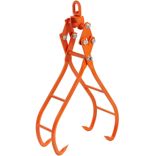 Vevor Timber Claw Hook 36 Inch 4 Log Grapple For Logging Tongs Swivel Steel Lifting Eagle Claws Design With 3307 Lbs/1500 Kg Loading Capacity Tractors