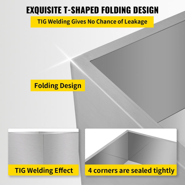 Vevor Maple Syrup Evaporator Pan 76X41x24 Cm Stainless Steel Boiling With Valve For Steamers