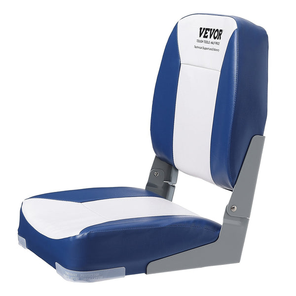 Vevor Boat Seat Low Back Fold Down Fishing Chair With Sponge Padding 2 Pack Boat Seats