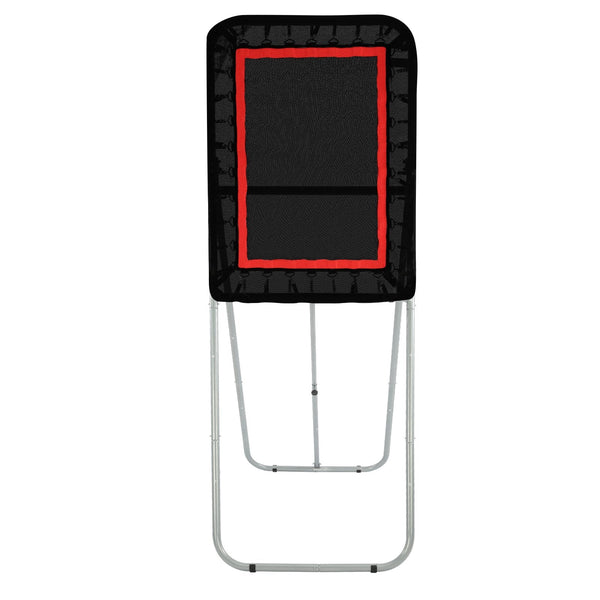 Vevor Folding Lacrosse Rebounder For Backyard 3X4 Ft Bounce Net Pitchback Throwback Baseball Softball Return Training Screen Adjustable Angle Shooting