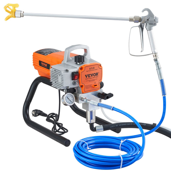 Vevor High Pressure Airless Wall Paint Spray Gun Sprayer 600W Machine Spraying Paint Sprayers