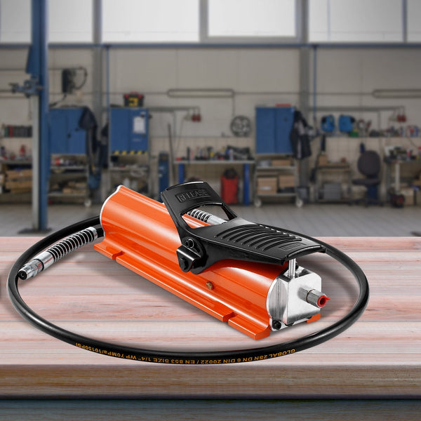 10000Psi Air Hydraulic Pump 0.18 Gal Reservoir Npt 3/8 In Oil Outlet 1/4 Inlet Metal Shell Actuated Treadle Foot For Precision Industrial Machinery An